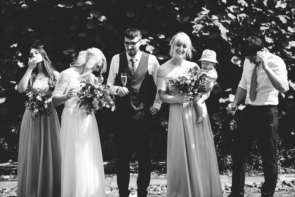 FUN USK CASTLE WEDDING PHOTOGRAPHY WALES 031